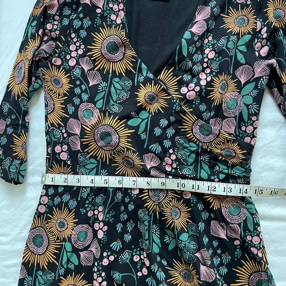 Mata Traders wrap top jersey knit dress - Picture 4 of 4